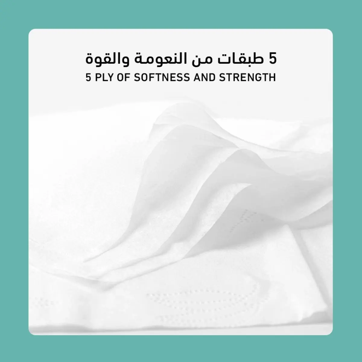 Govyy Wall-hanging tissues highly absorbent and durable 5 ply 360 pulls in one pack for daily use in kitchen and bathroom - view 2